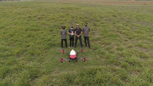 Brazil drone team